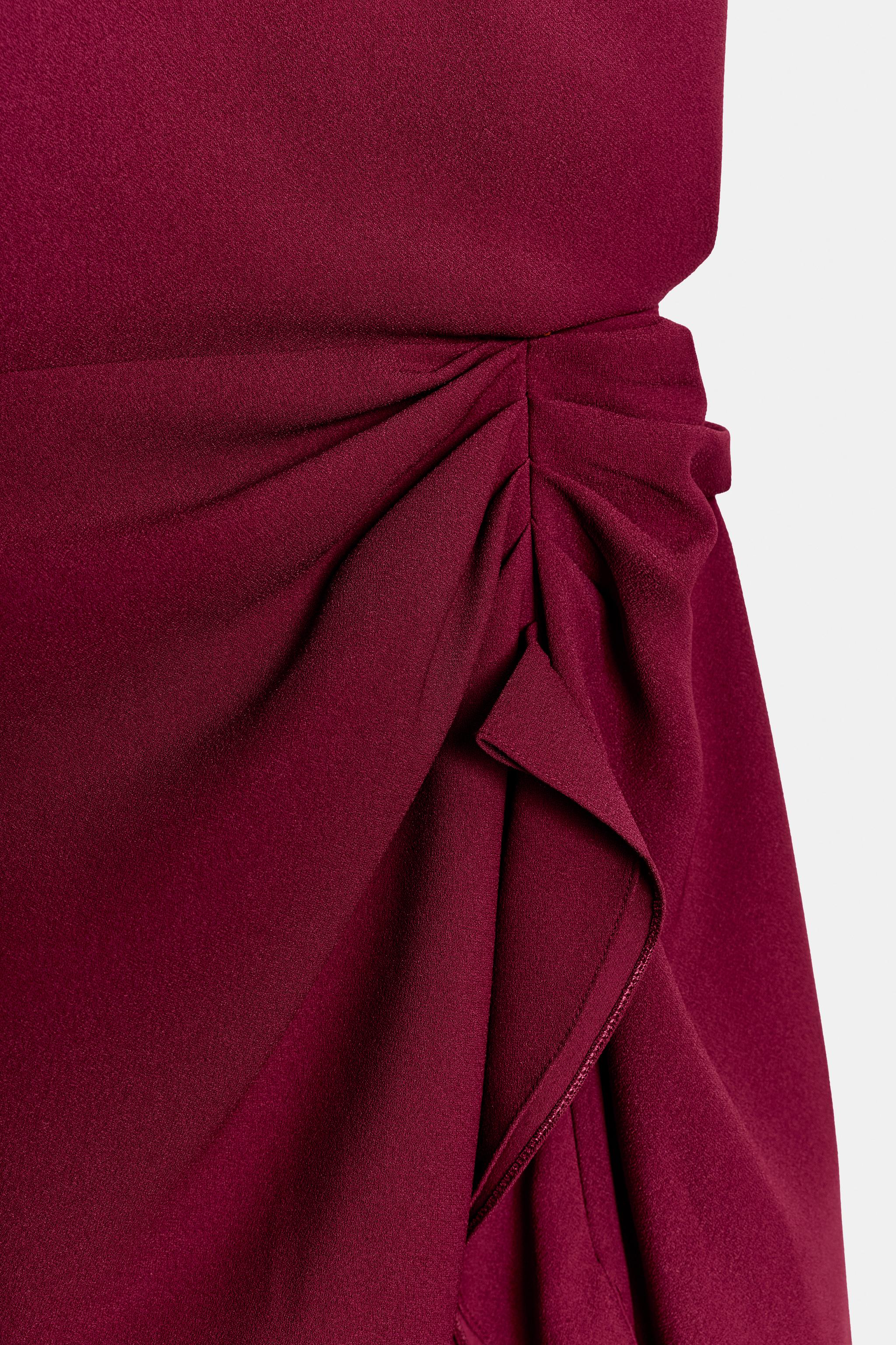 ZW COLLECTION Ruffled MIDI DRESS